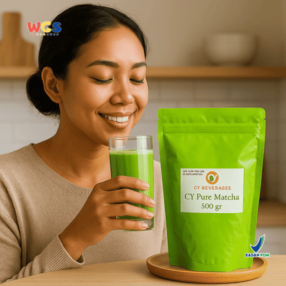 CY Pure Matcha 500g – Serbuk Teh Hijau Premium untuk Gaya Hidup Sehat