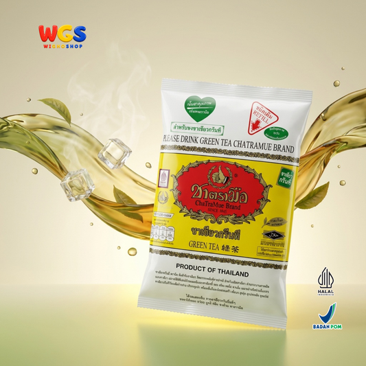 ChaTraMue Green Tea Powder 200g - Teh Hijau Bubuk Thailand untuk Milk Tea Es Teh Latte Minuman Kekinian