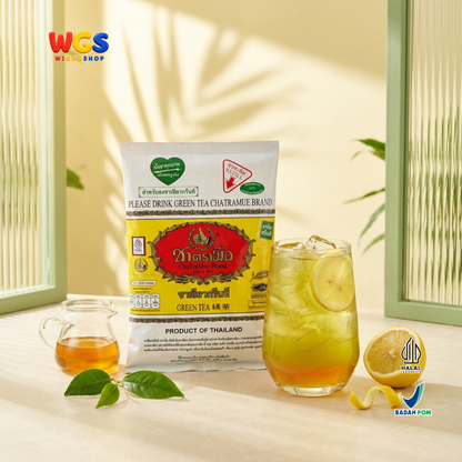ChaTraMue Green Tea Powder 200g - Teh Hijau Bubuk Thailand untuk Milk Tea Es Teh Latte Minuman Kekinian