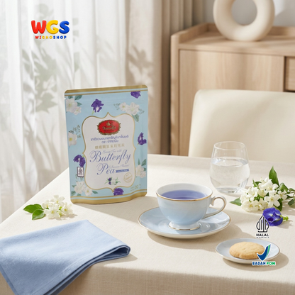 ChaTraMue Green Tea with Butterfly Pea 150g - Teh Hijau Bunga Telang Melati Jasmine Flavor Teh Seduh Thailand