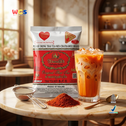 ChaTraMue Original Thai Tea Mix Vanilla Flavor 400g - Bubuk Teh Thailand untuk Thai Milk Tea