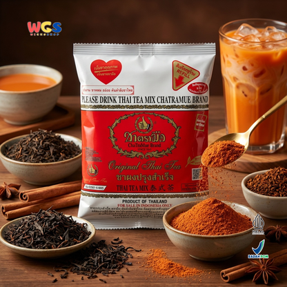 ChaTraMue Original Thai Tea Mix Vanilla Flavor 400g - Bubuk Teh Thailand untuk Thai Milk Tea