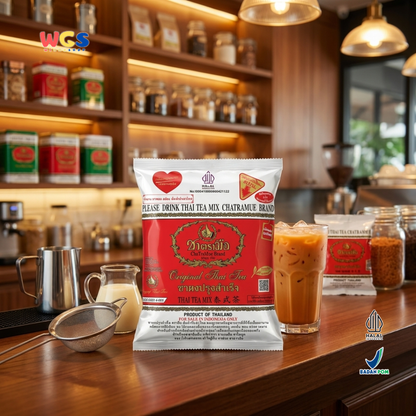ChaTraMue Original Thai Tea Mix Vanilla Flavor 400g - Bubuk Teh Thailand untuk Thai Milk Tea