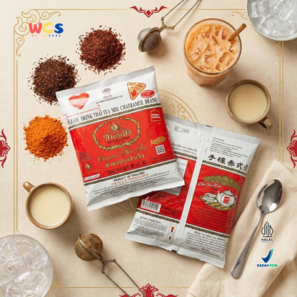 ChaTraMue Original Thai Tea Mix Vanilla Flavor 400g - Bubuk Teh Thailand untuk Thai Milk Tea