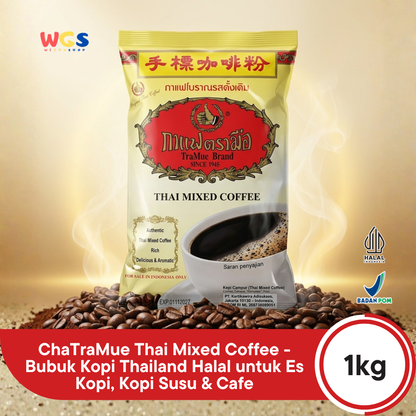 ChaTraMue Thai Mixed Coffee 1kg - Bubuk Kopi Thailand Halal untuk Es Kopi, Kopi Susu & Cafe