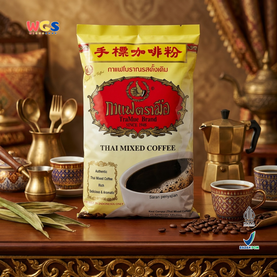 ChaTraMue Thai Mixed Coffee 1kg - Bubuk Kopi Thailand Halal untuk Es Kopi, Kopi Susu & Cafe