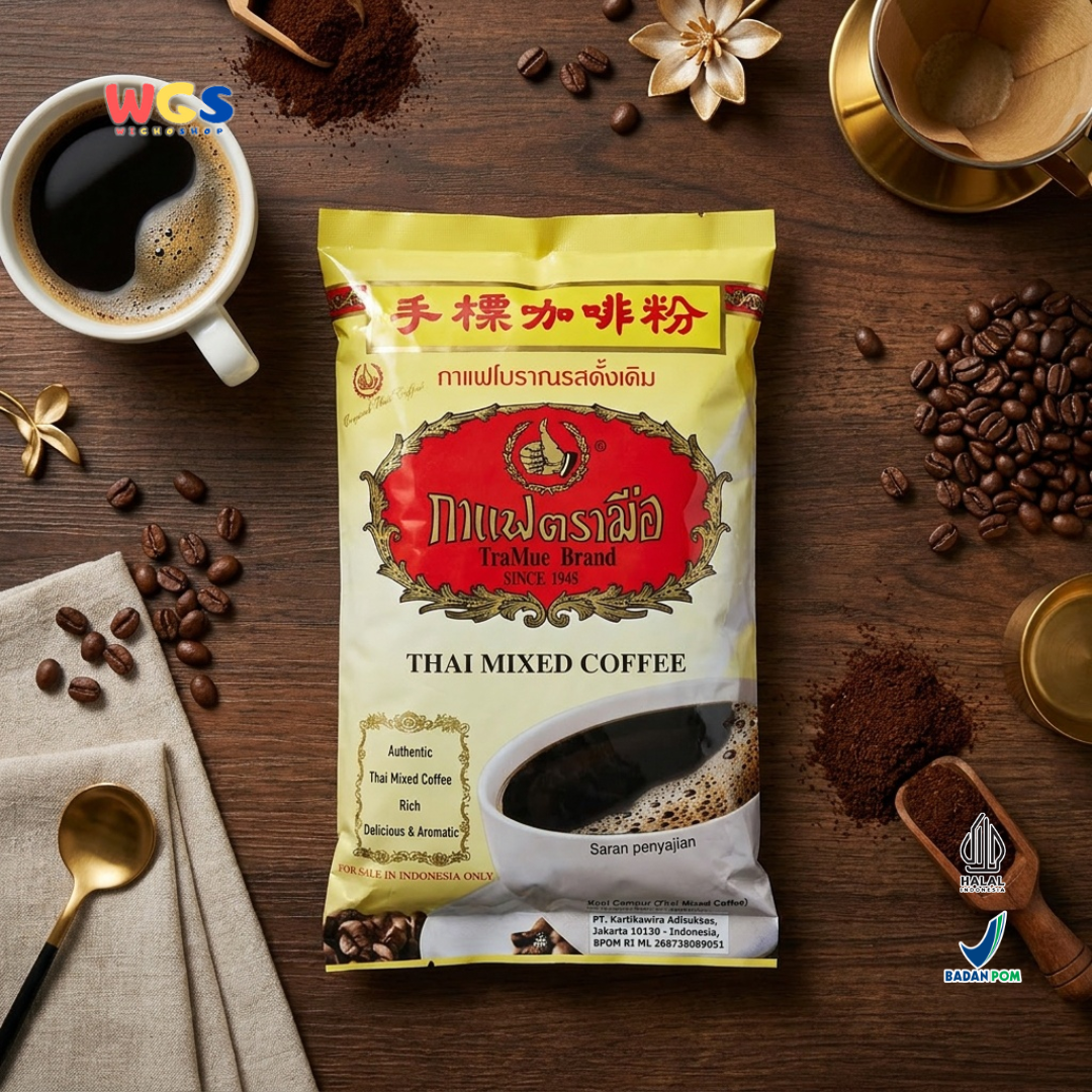 ChaTraMue Thai Mixed Coffee 1kg - Bubuk Kopi Thailand Halal untuk Es Kopi, Kopi Susu & Cafe