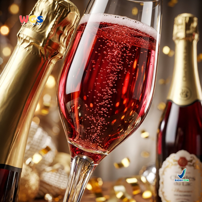 Charles du Lac Monseigneur Sparkling Red Grape Drink 750ml - Minuman Sparkling Anggur Merah Non Alkohol