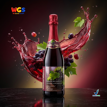 Chateau Premiere Sparkling Red Grape Juice 750ml - Sari Anggur Merah Bersoda Non Alkohol Halal Belgia