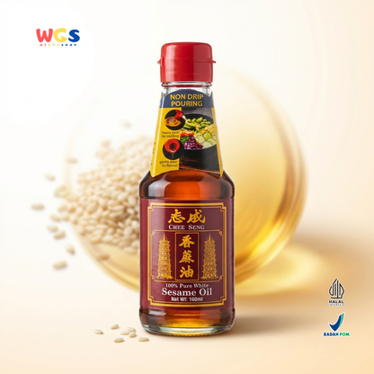 Pagoda Chee Seng Sesame Oil 100% Pure White Sesame Oil 160 ml