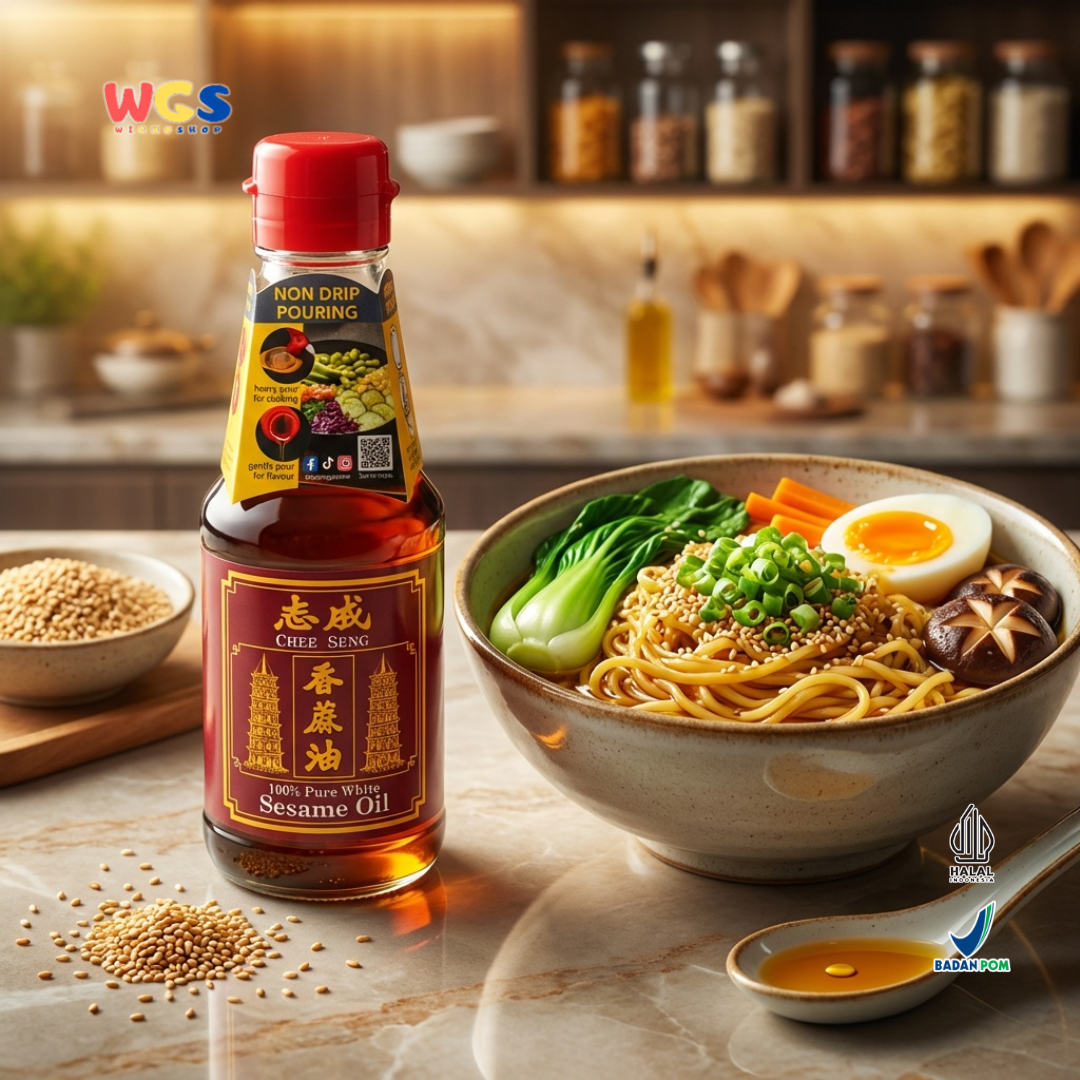 Pagoda Chee Seng Sesame Oil 100% Pure White Sesame Oil 160 ml