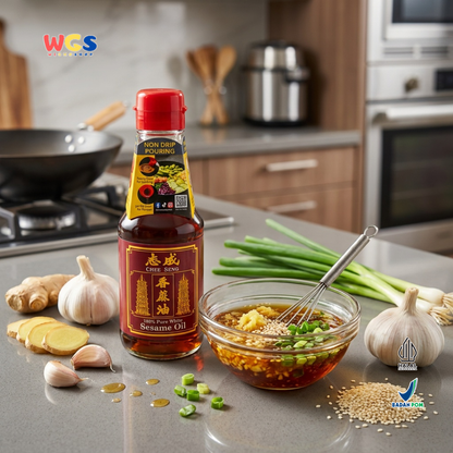 Pagoda Chee Seng Sesame Oil 100% Pure White Sesame Oil 160 ml
