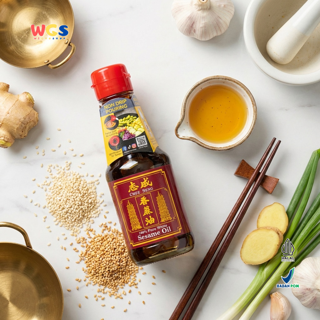 Pagoda Chee Seng Sesame Oil 100% Pure White Sesame Oil 160 ml