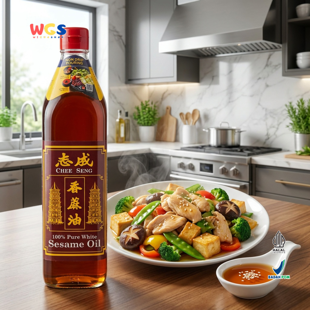 Pagoda Chee Seng Sesame Oil 100% Pure White Sesame Oil 750 ml