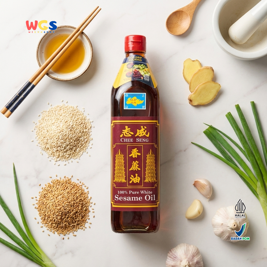 Pagoda Chee Seng Sesame Oil 100% Pure White Sesame Oil 750 ml