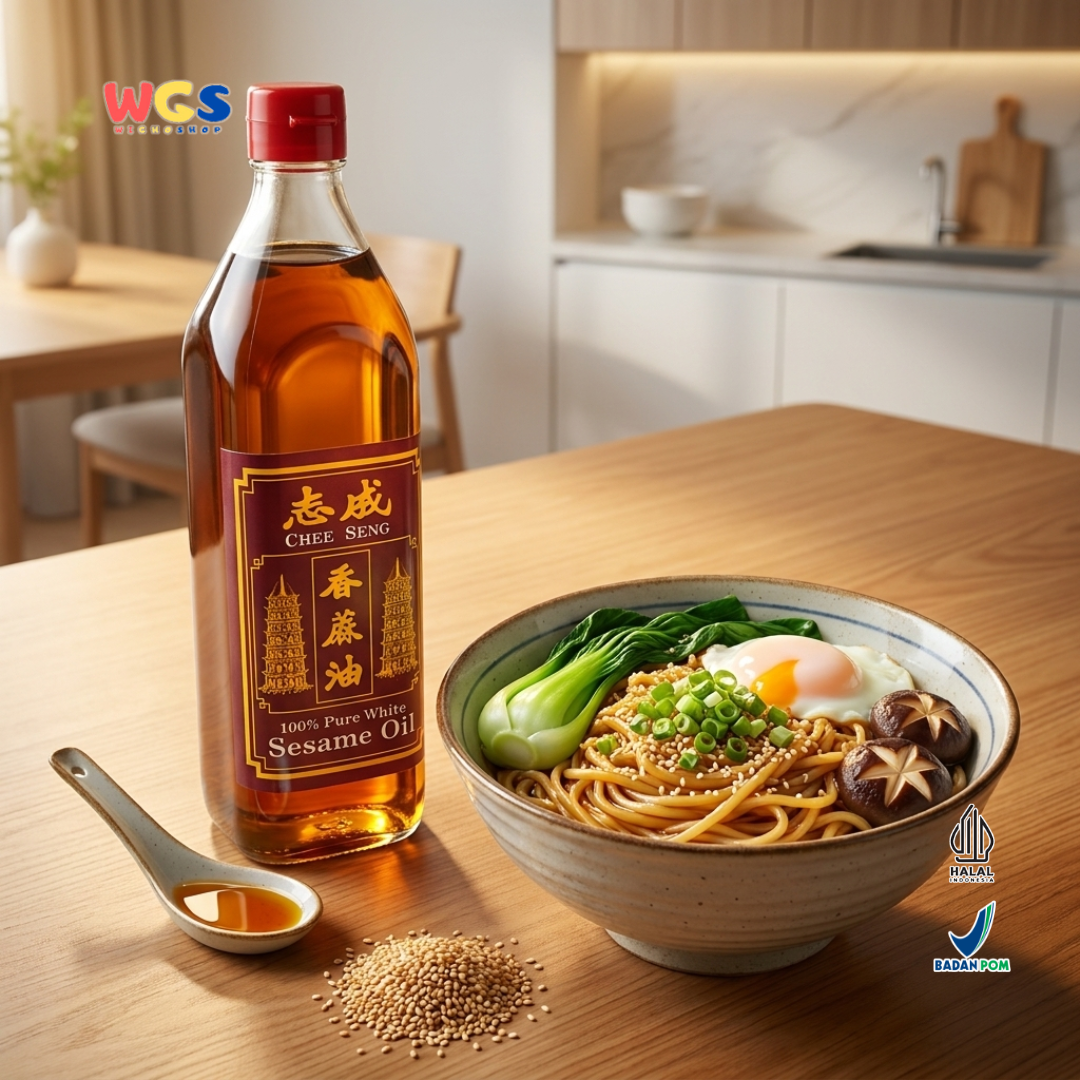 Pagoda Chee Seng Sesame Oil 100% Pure White Sesame Oil 750 ml