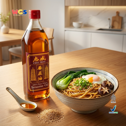 Pagoda Chee Seng Sesame Oil 100% Pure White Sesame Oil 750 ml