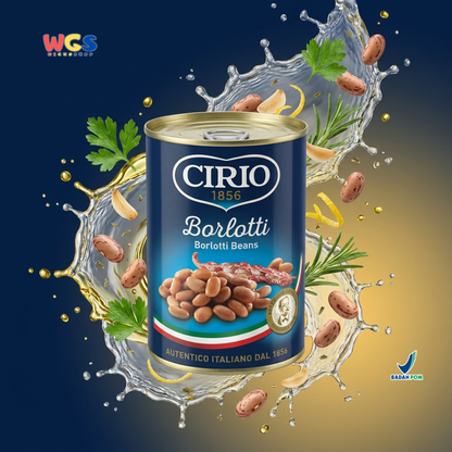 Cirio Borlotti Beans 410 gr - Borlotti Beans