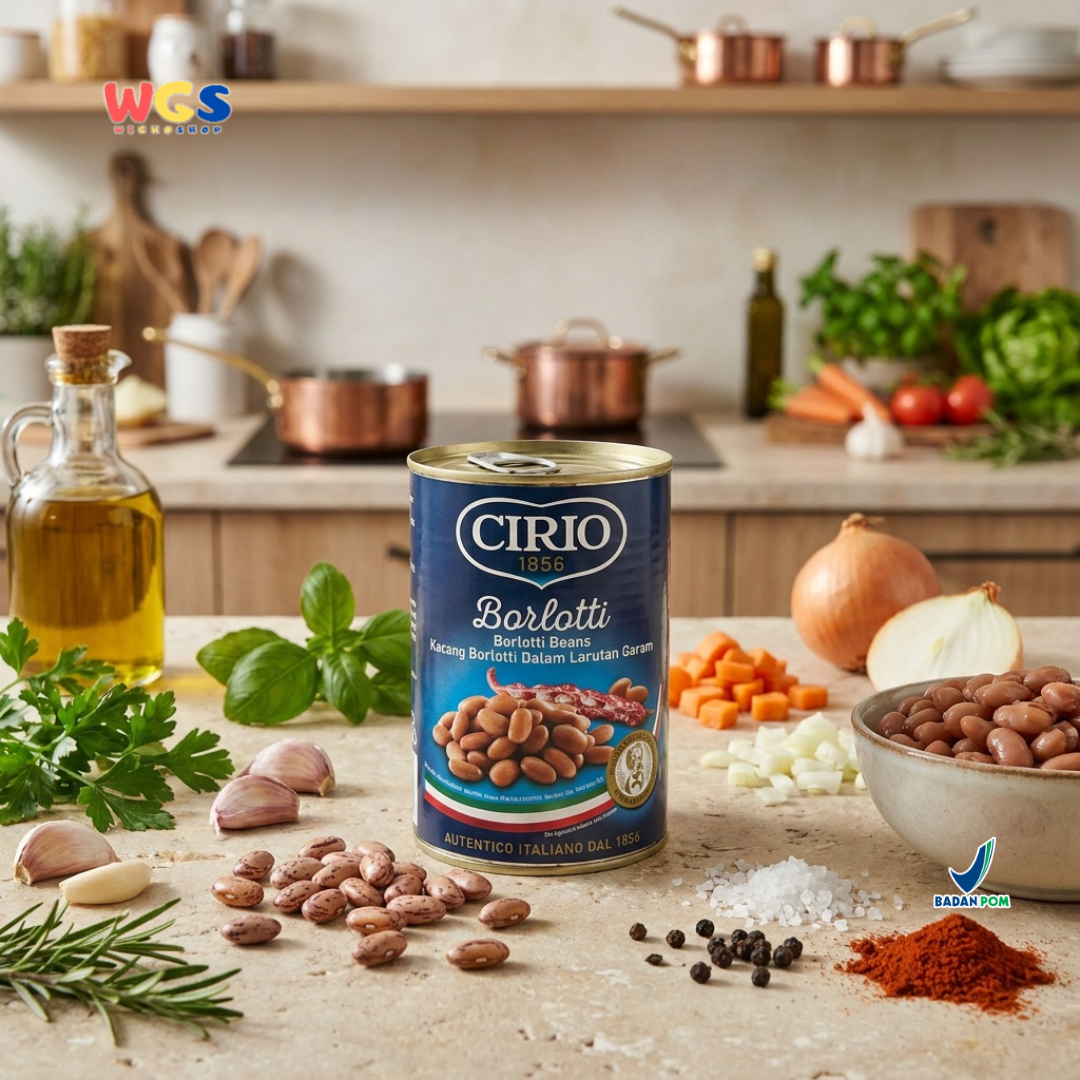 Cirio Borlotti Beans 410 gr - Borlotti Beans
