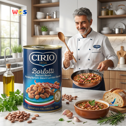 Cirio Borlotti Beans 410 gr - Borlotti Beans