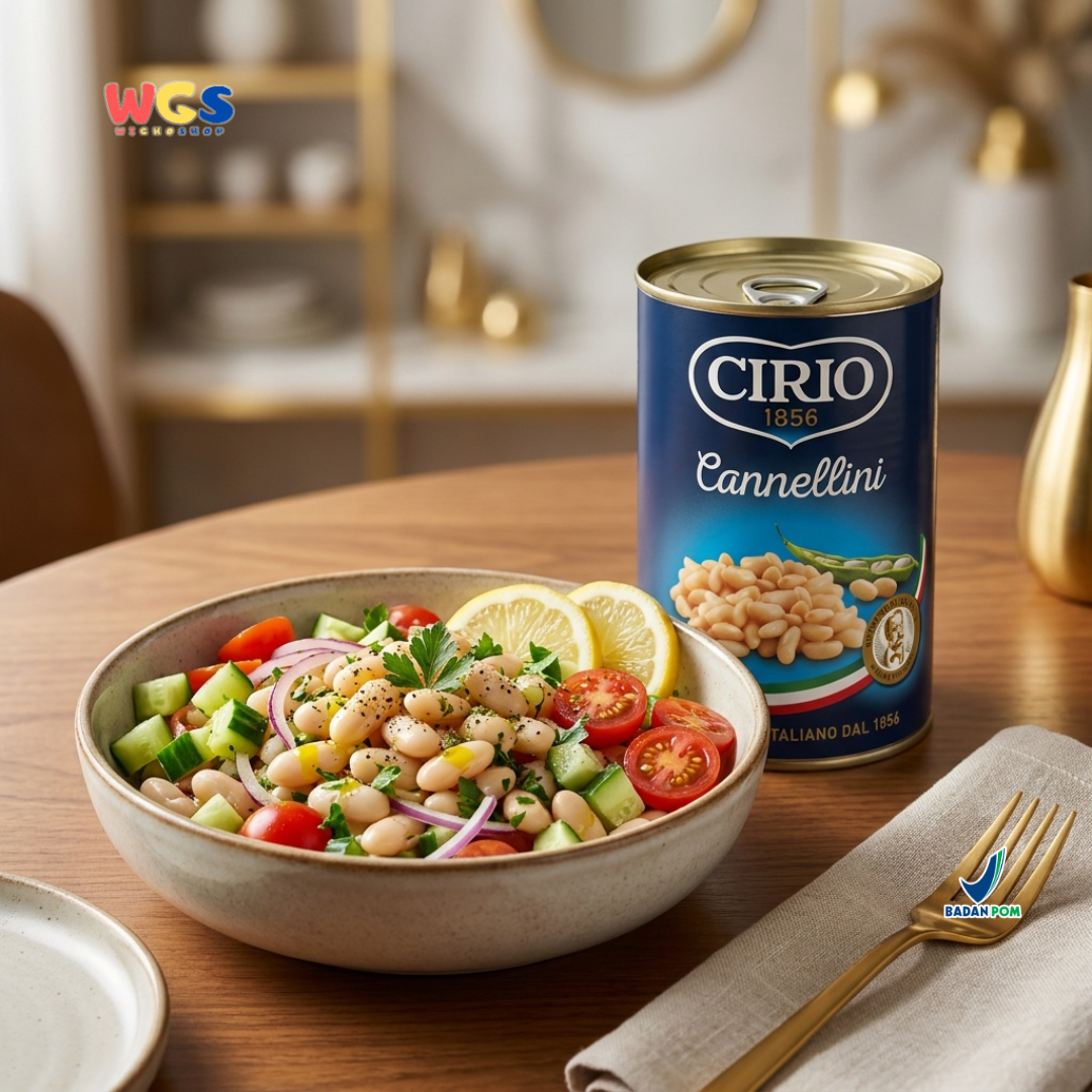 Cirio Cannellini Beans 400 gr - Kanelini Beans