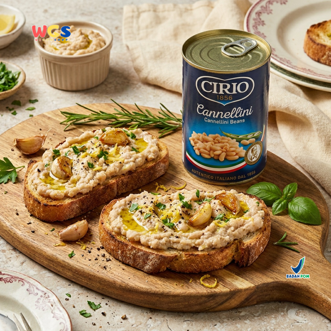 Cirio Cannellini Beans 400 gr - Kanelini Beans