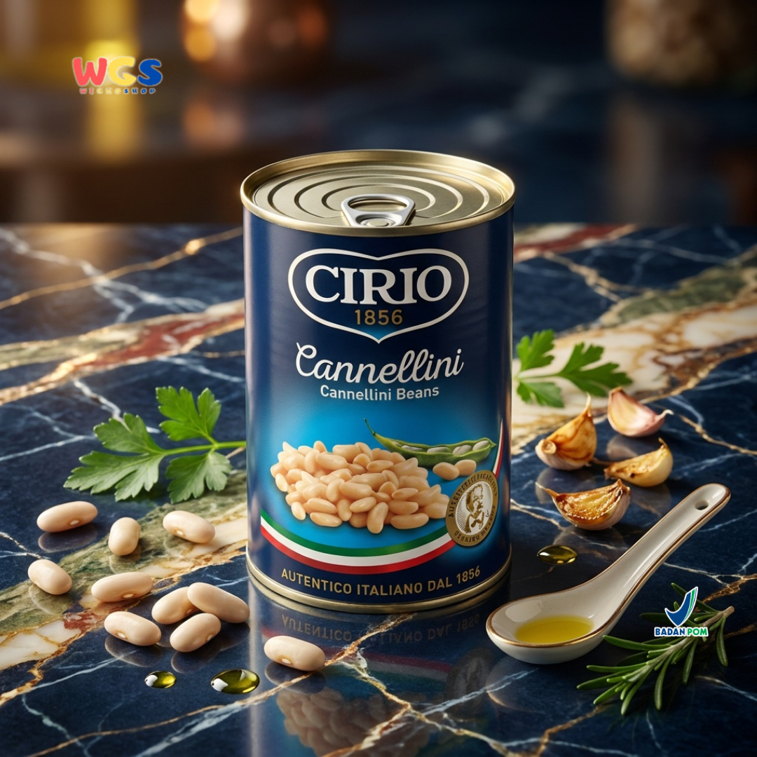 Cirio Cannellini Beans 400 gr - Kanelini Beans