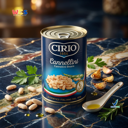 Cirio Cannellini Beans 400 gr - Kanelini Beans