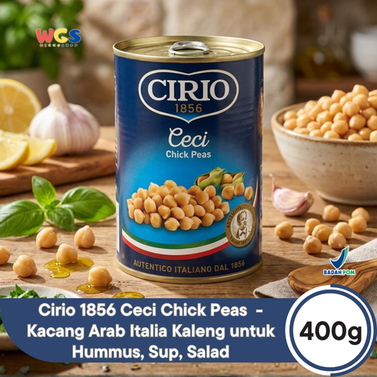 CIRIO 1856 Ceci Chickpeas 400g - Chickpeas in Salt Solution