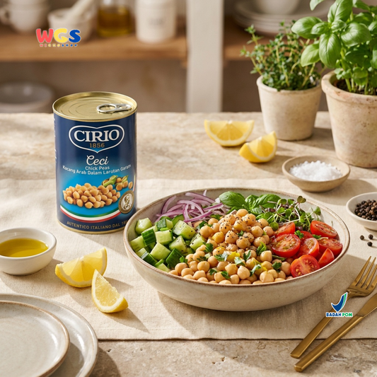 CIRIO 1856 Ceci Chickpeas 400g - Chickpeas in Salt Solution