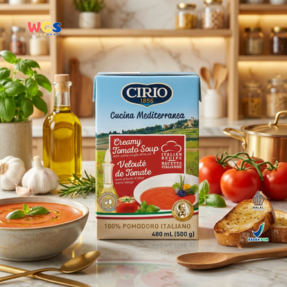 Cirio 1856 Creamy Tomato Soup 500g - Sup Tomat Italia Extra Virgin Olive Oil