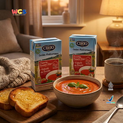 Cirio 1856 Creamy Tomato Soup 500g - Sup Tomat Italia Extra Virgin Olive Oil