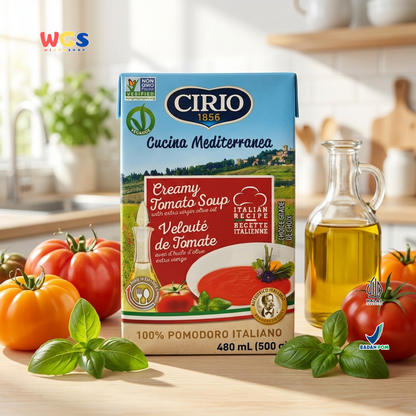 Cirio 1856 Creamy Tomato Soup 500g - Sup Tomat Italia Extra Virgin Olive Oil