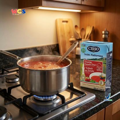 Cirio 1856 Creamy Tomato Soup 500g - Sup Tomat Italia Extra Virgin Olive Oil