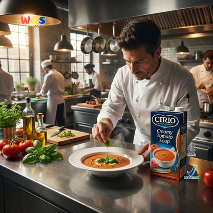 Cirio 1856 Creamy Tomato Soup 500g - Sup Tomat Italia Extra Virgin Olive Oil