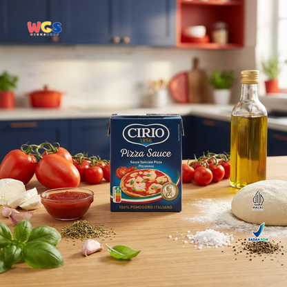 Cirio 1856 Pizza Sauce 390g - Saus Pizza Tomat Italia Ready to Use untuk Pizza Pasta