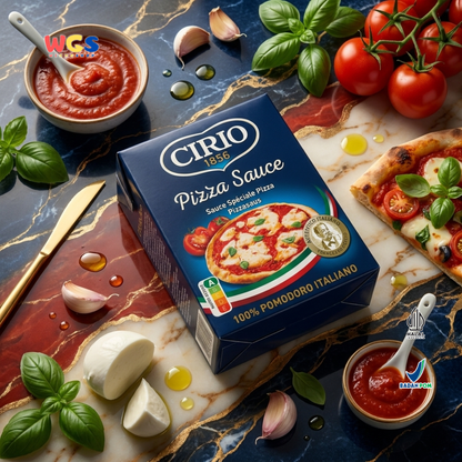 Cirio 1856 Pizza Sauce 390g - Saus Pizza Tomat Italia Ready to Use untuk Pizza Pasta
