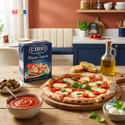 Cirio 1856 Pizza Sauce 390g - Saus Pizza Tomat Italia Ready to Use untuk Pizza Pasta