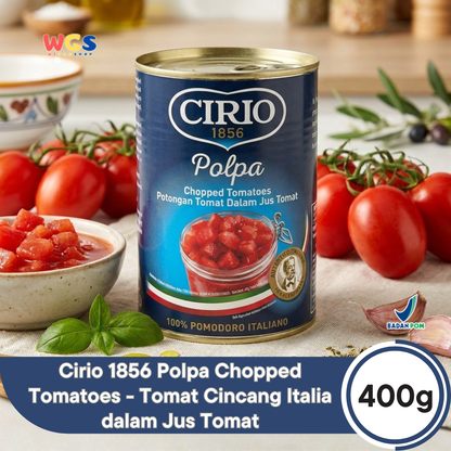 Cirio Polpa Chopped Tomatoes 400 gr - Chopped Tomatoes