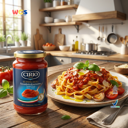 Cirio 1856 Supercirio Tomato Puree 350g - Puree Tomat Italia untuk Pasta Pizza