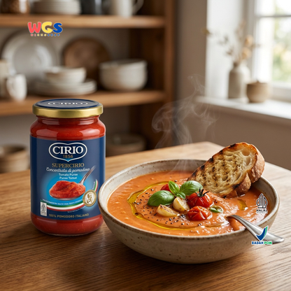 Cirio 1856 Supercirio Tomato Puree 350g - Puree Tomat Italia untuk Pasta Pizza