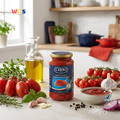 Cirio 1856 Supercirio Tomato Puree 350g - Puree Tomat Italia untuk Pasta Pizza