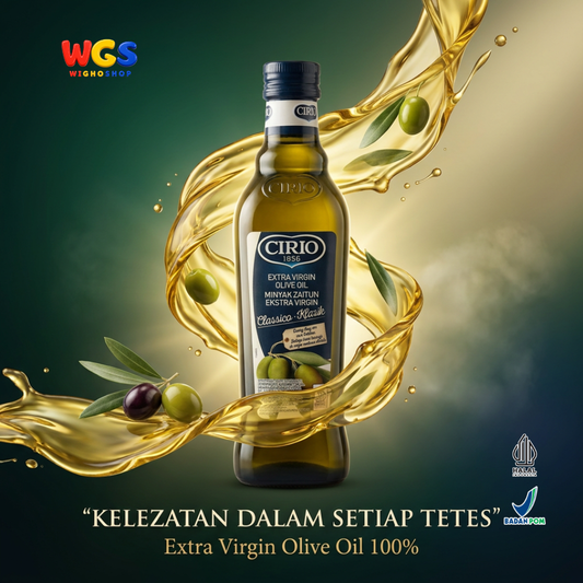 Cirio Extra Virgin Olive Oil Classico 500ml - Minyak Zaitun Extra Virgin 100% untuk Salad Dressing Pasta dan Memasak