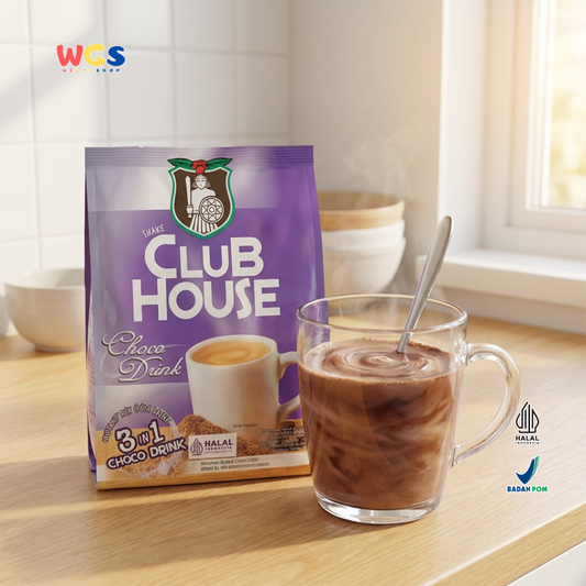 Club House Choco Drink 3 in 1 (40g x 12 Sachet) 480g - Minuman Cokelat Instan Premium Halal