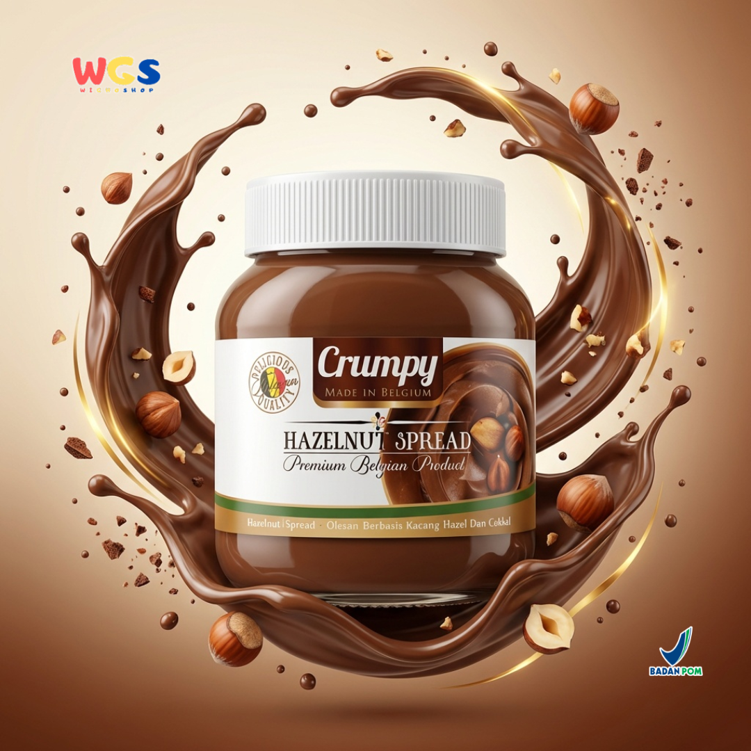 Crumpy Hazelnut Spread 400g - Chocolate Peanut Butter