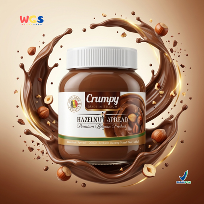 Crumpy Hazelnut Spread 400g - Chocolate Peanut Butter