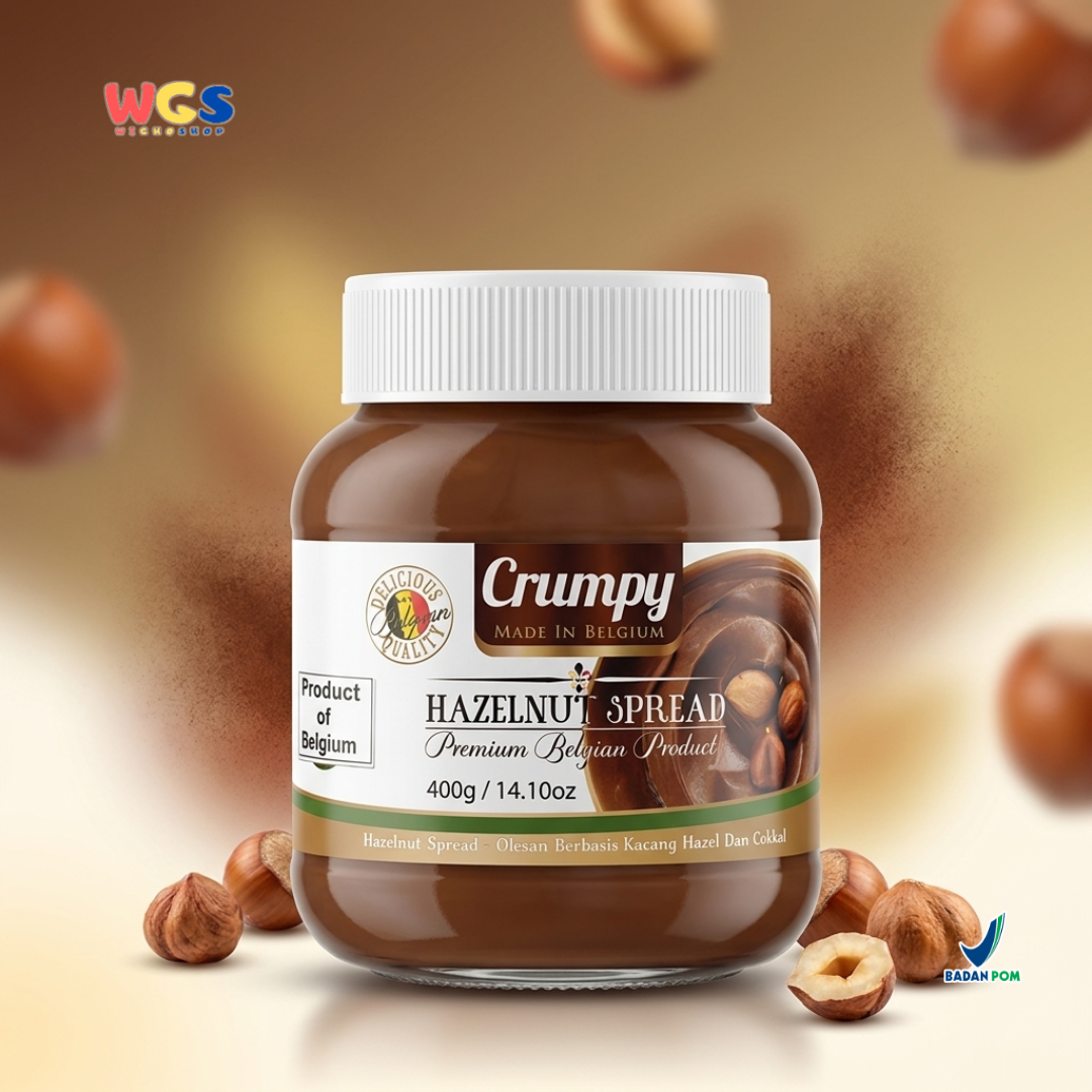 Crumpy Hazelnut Spread 400g - Chocolate Peanut Butter