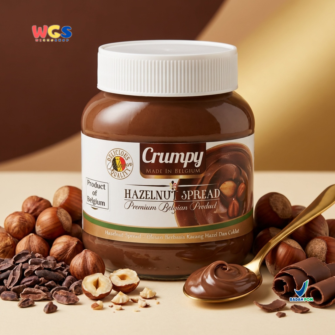 Crumpy Hazelnut Spread 400g - Chocolate Peanut Butter