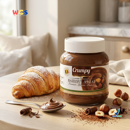 Crumpy Hazelnut Spread 400g - Chocolate Peanut Butter