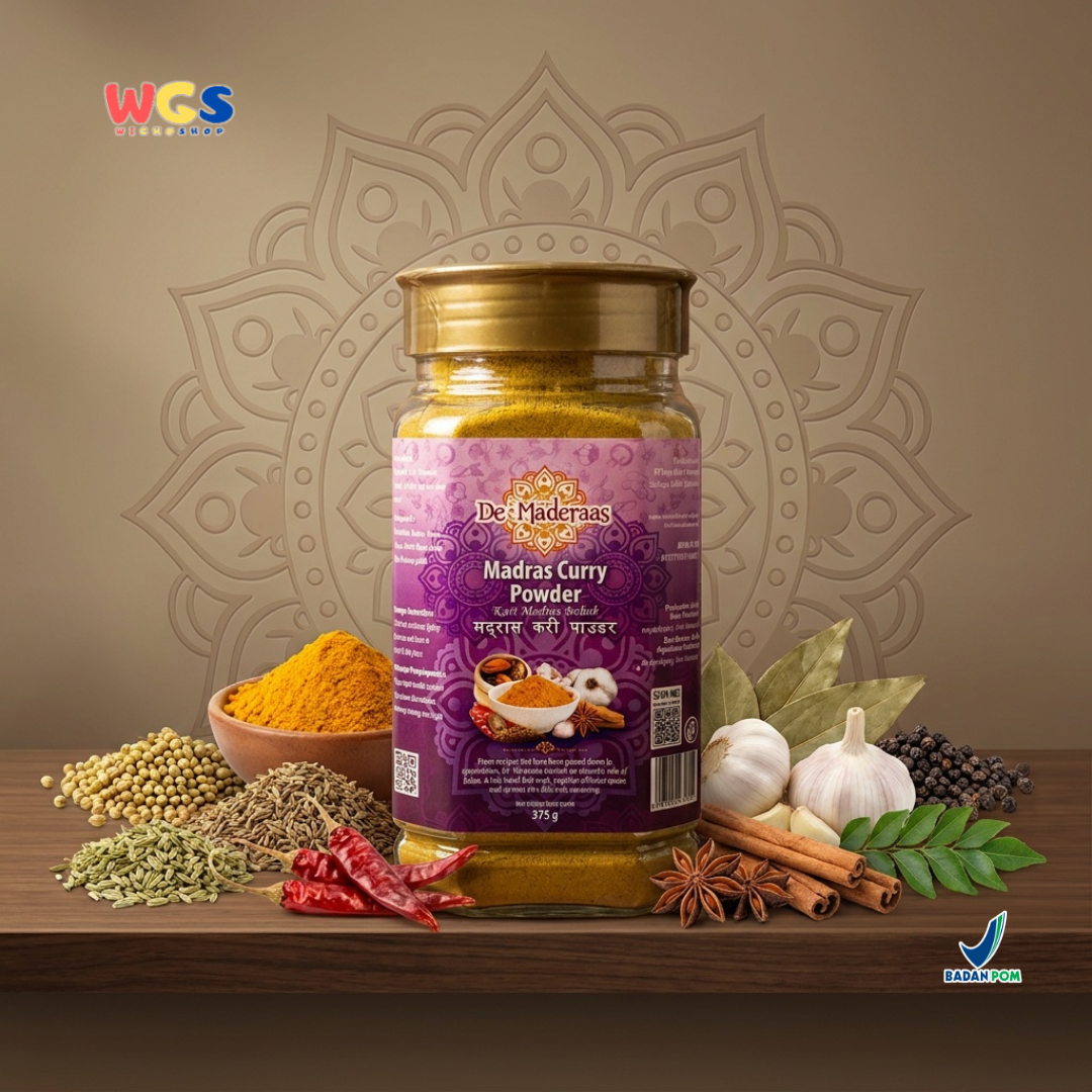 De Maderaas Madras Curry Powder 375g - Madras Curry Powder
